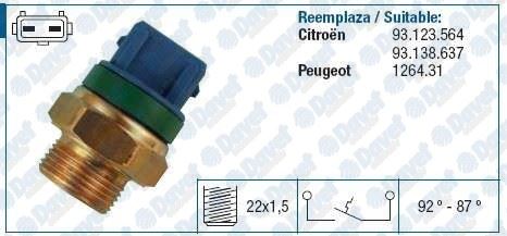 CAREX-CRX41552 Fan Musuru Partner 1.9 98=> 2.0 Hdi Xudp-Dw8 93c